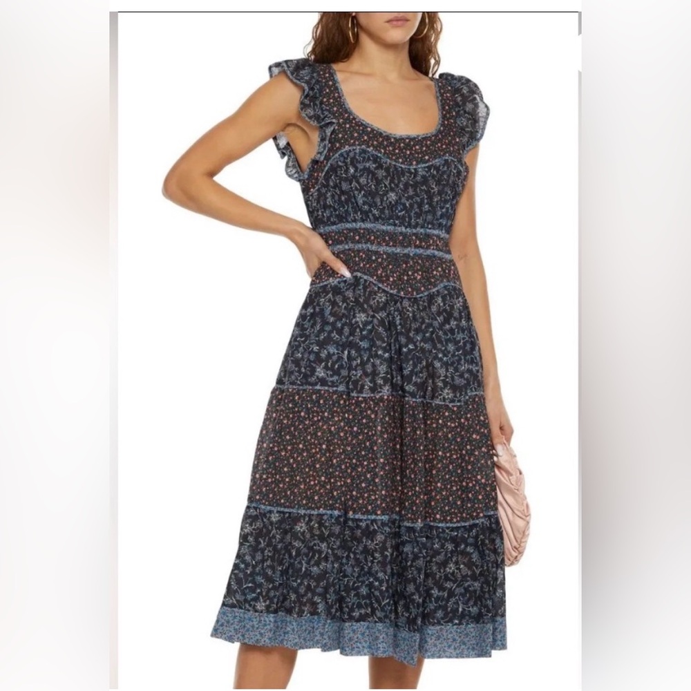 Ulla Johnson Odelia Midi Dress - Picture 2 of 5